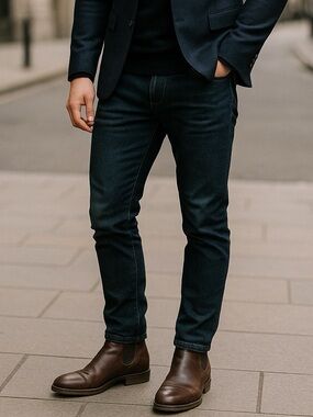 Men's Brown Leather Chelsea Boots - Ecco